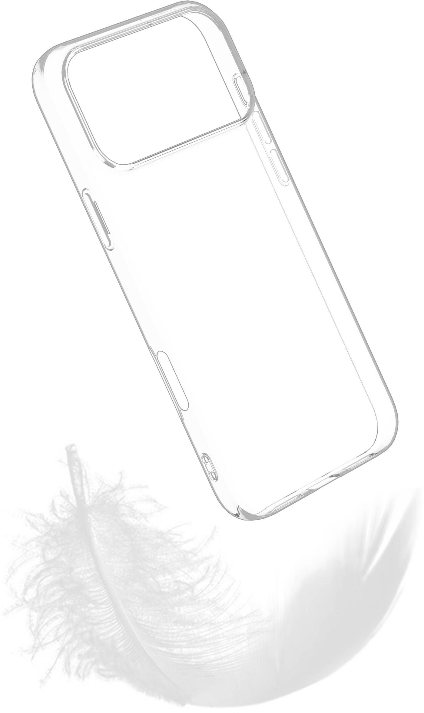 eSTUFF INFINITE VIENNA Backcover – für Apple iPhone 17 Pro Max, TPU, Transparent, bis 1,2 m sturzsicher