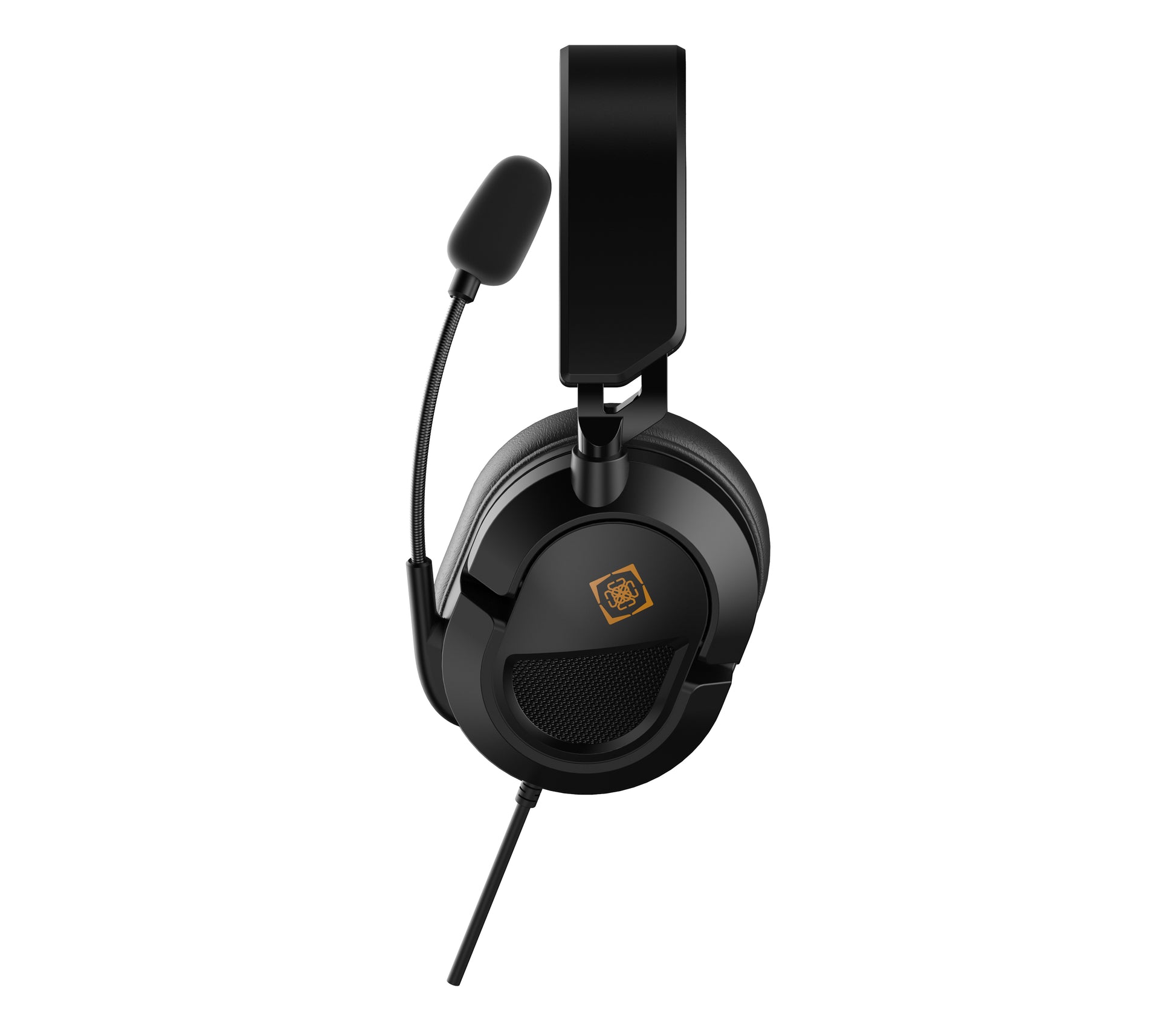 Deltaco Gaming GAM-203 Gaming-Headset – Over-Ear, Stereo, Kabelgebunden, für PC, PS5/PS4, Xbox und mehr, Schwarz