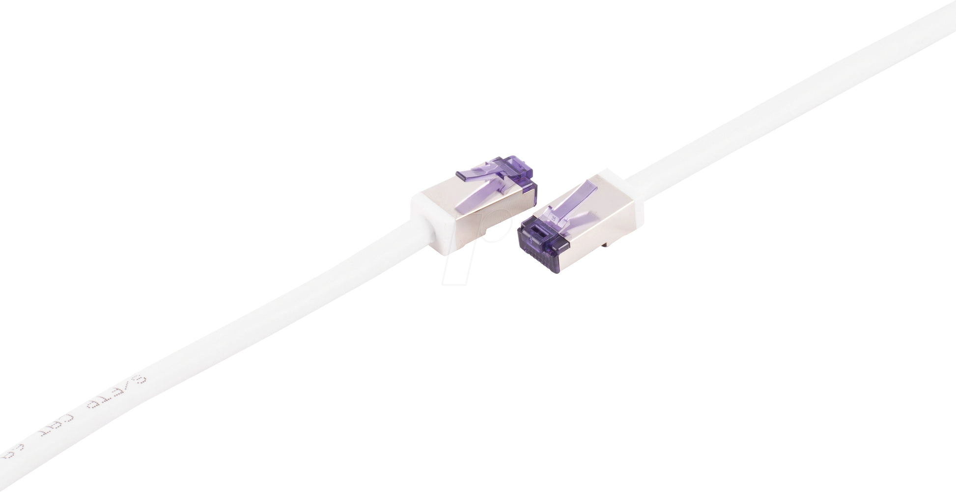 Flexline Patchkabel – Cat6a S/FTP, 50 m, Schwarz, RJ-45