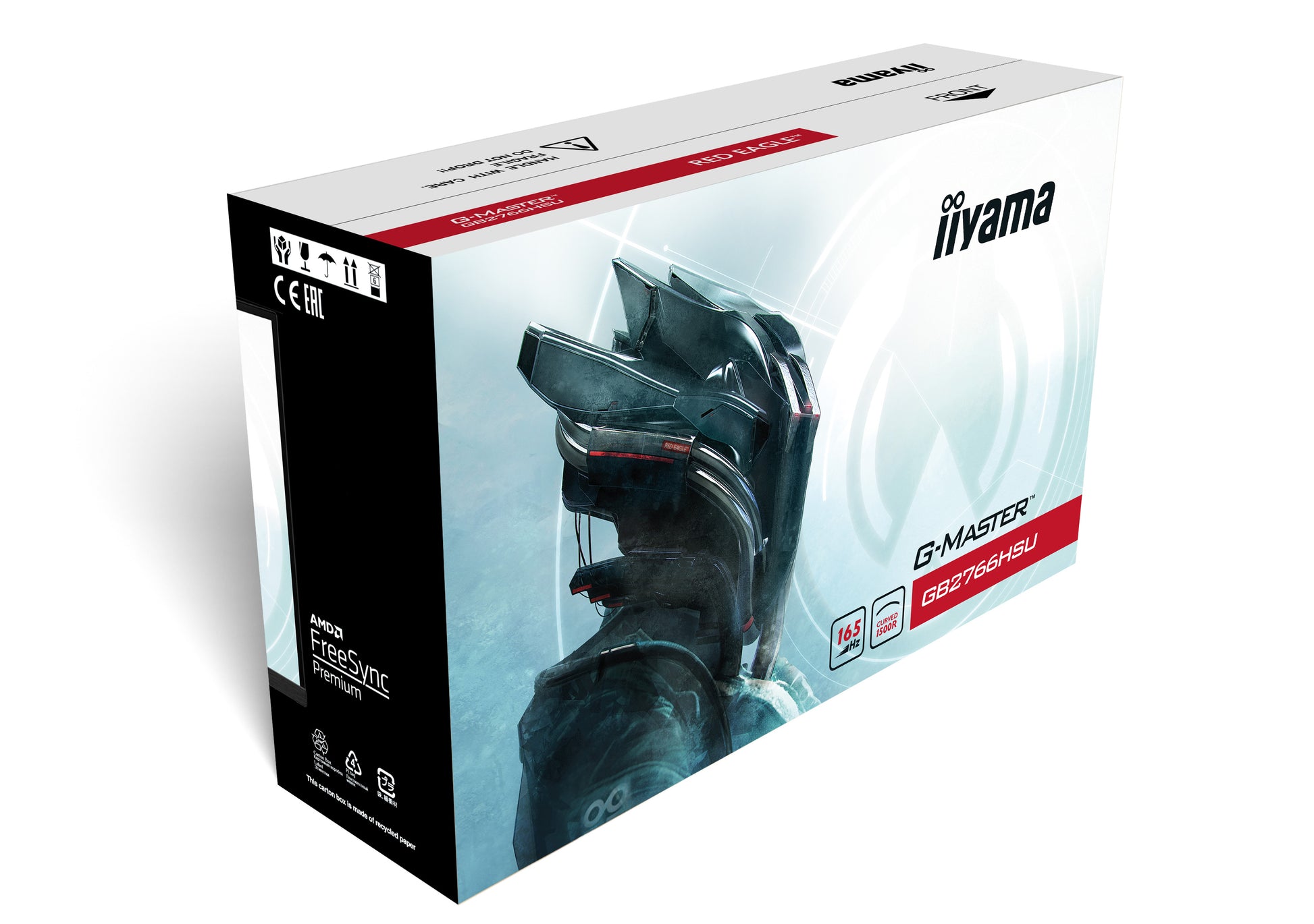 iiyama GB2766HSU-B1 – Monitor, 27", 1920 × 1080 (Full HD), VA, 165 Hz, 250 cd/m², Curved, Schwarz