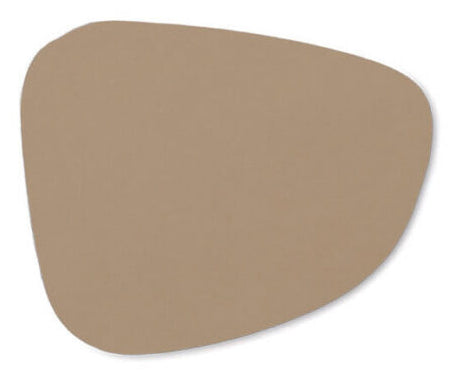 Zeller Present Glasuntersetzer – 4er Set, 10 × 12 × 0,8 cm, Kunststoff (PVC), Beige/Braun, für Gläser