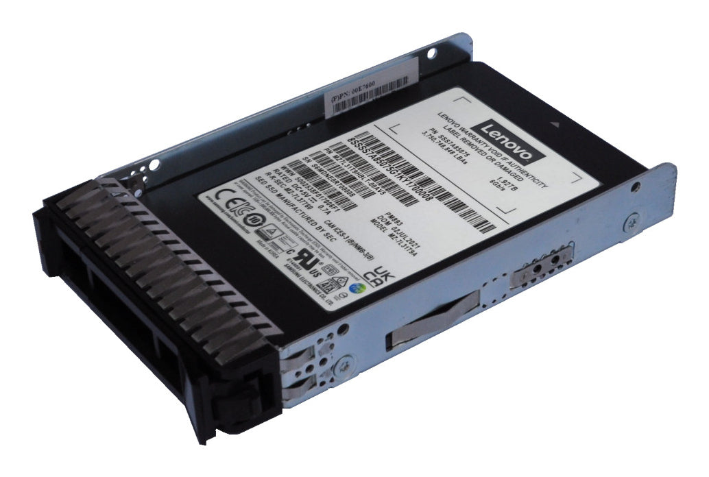 Lenovo Interne SSD – 7,68 TB, 2,5" SATA III, V-NAND TLC