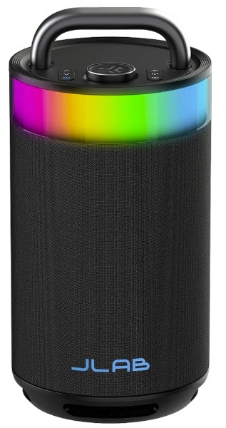 JLab Epic Party – Party-Lautsprecher – 100 W, RGB-Beleuchtung, IPX6, 16 h – Schwarz