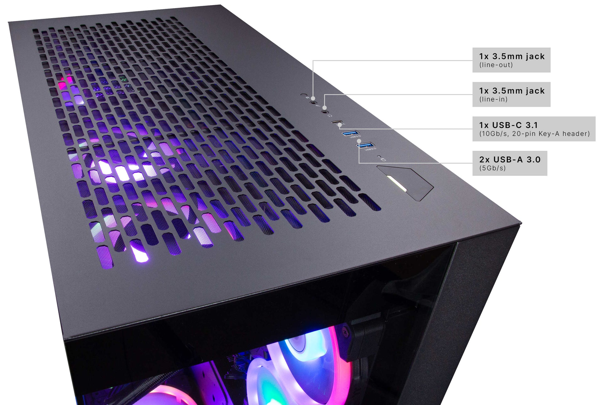 Captiva R90-249 Tower – AMD Ryzen 9 9900X3D, 64 GB RAM, 2 TB SSD, Windows 11 Home