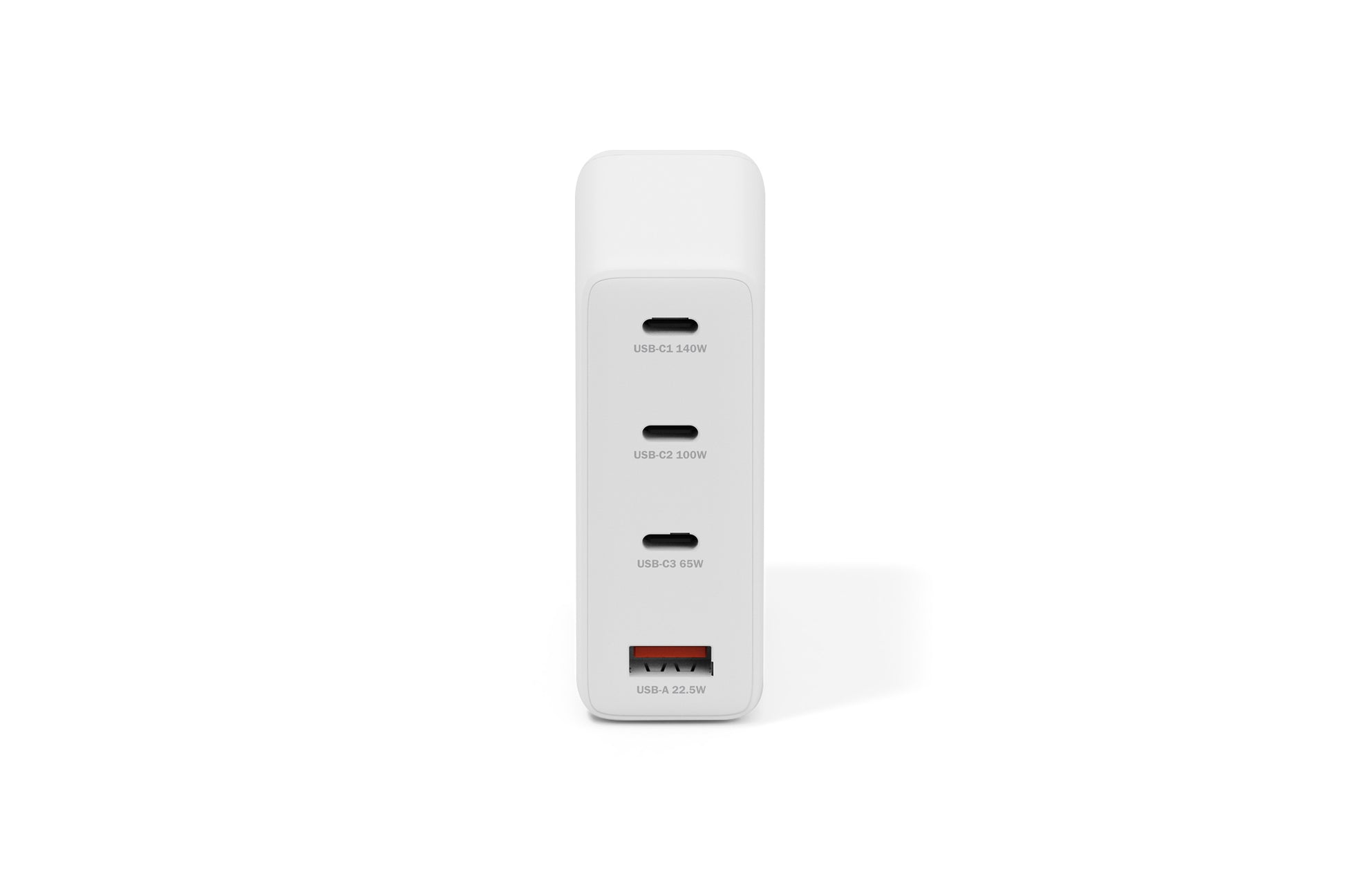 Digitus USB-Wandladegerät 140 W – USB-C×3, USB-A×1 – GaN – Weiss