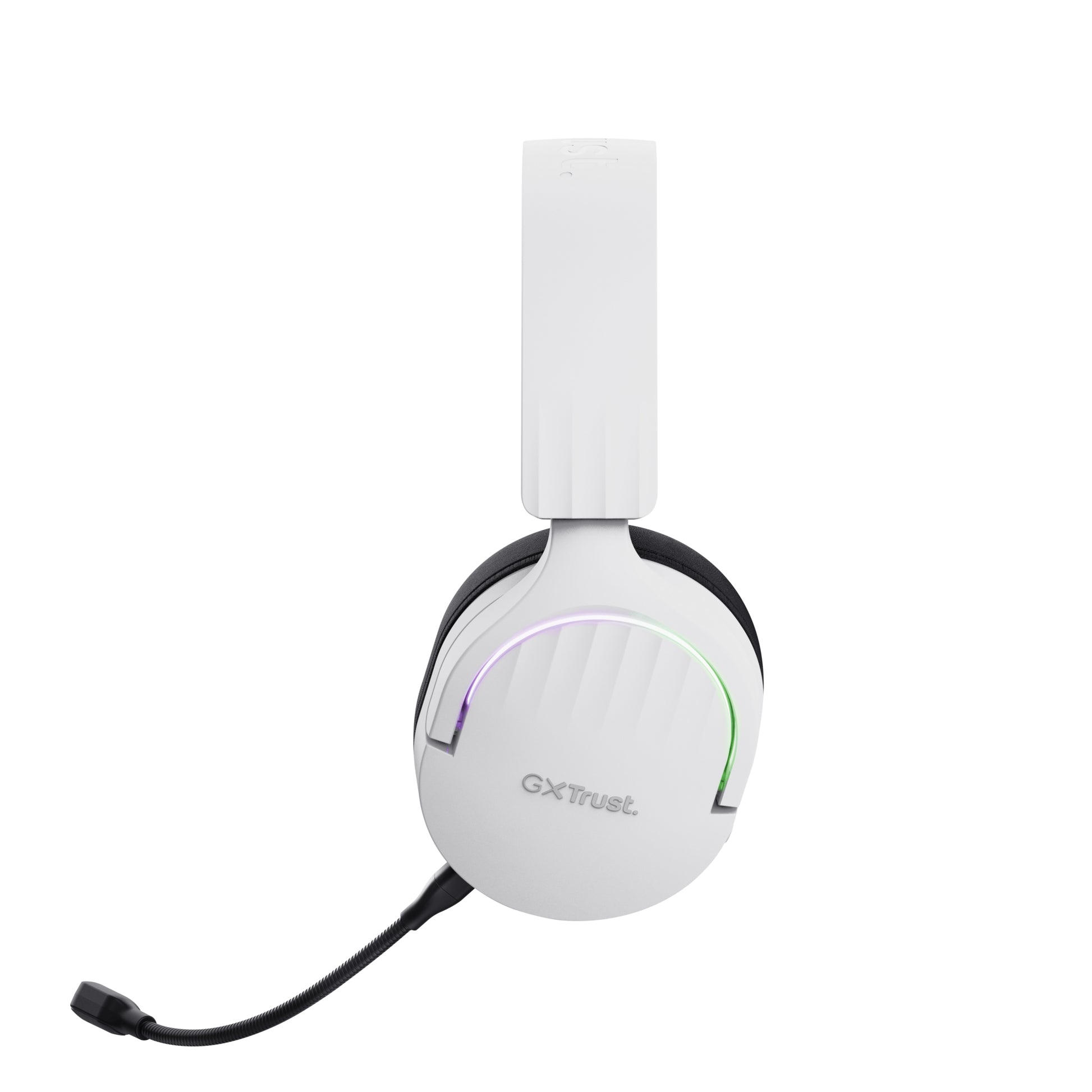 Trust GXT 491W FAYZO – Gaming-Headset – Kabelgebunden, abnehmbares Mikrofon, Surround-Sound – Weiss