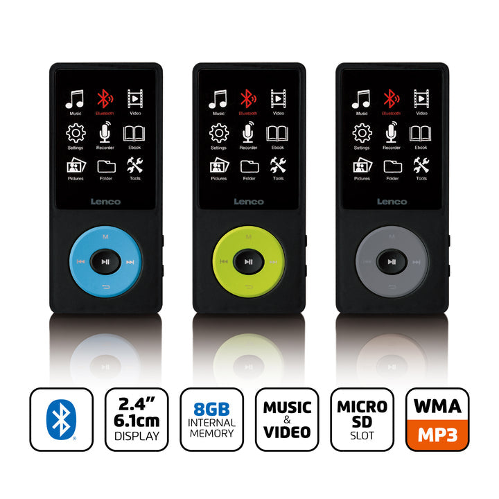 Lenco Xemio-860 860GN – Bluetooth 5.3, 8 GB Speicher