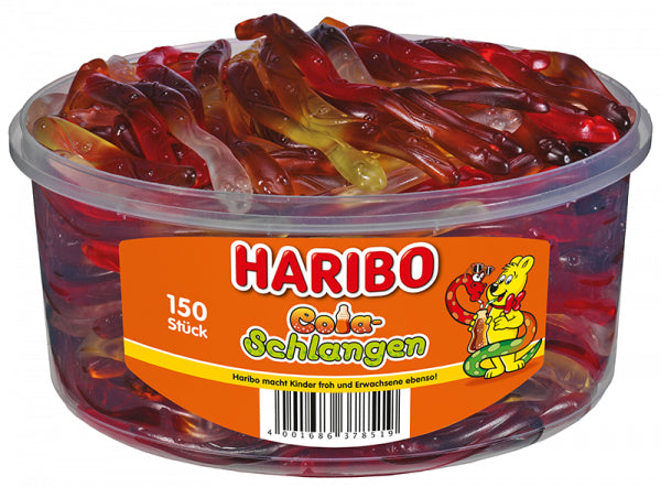 Haribo Cola-Schlangen Gummibonbons – 1,2 kg
