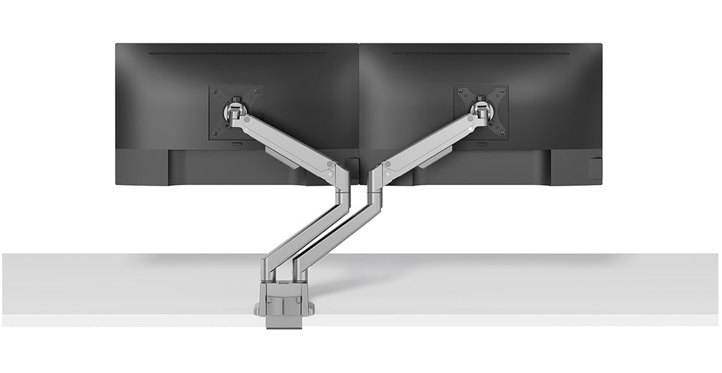 Neomounts DS70 250SL2 – Monitorarm, Dual, bis 32", Neigen/Schwenken, Silber