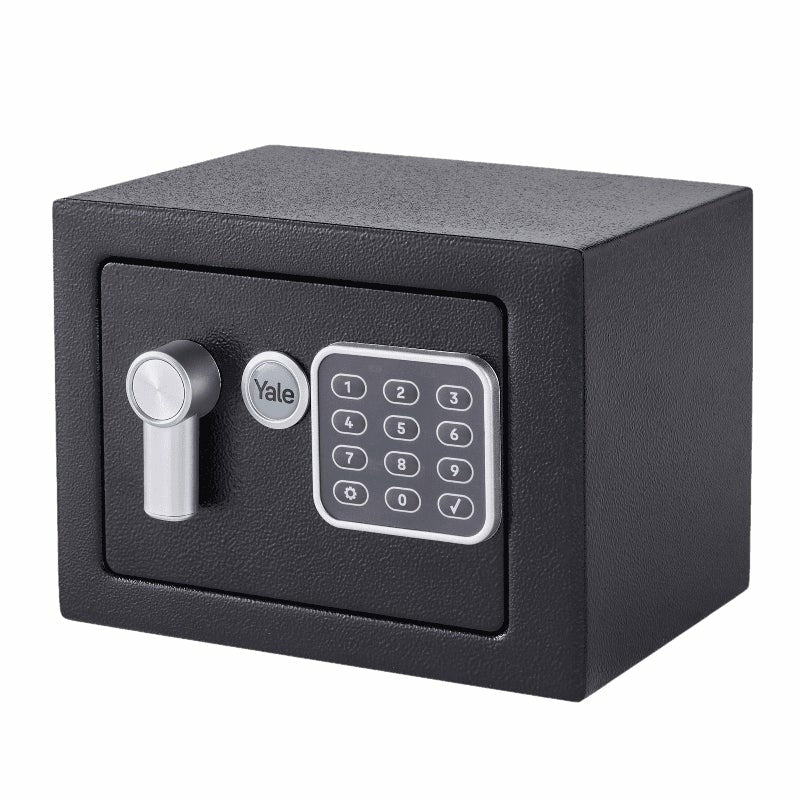 Yale Möbeltresor YSV/170/DB2 – Elektronikschloss – 3,8 l – Boden-/Wandmontage – Schwarz