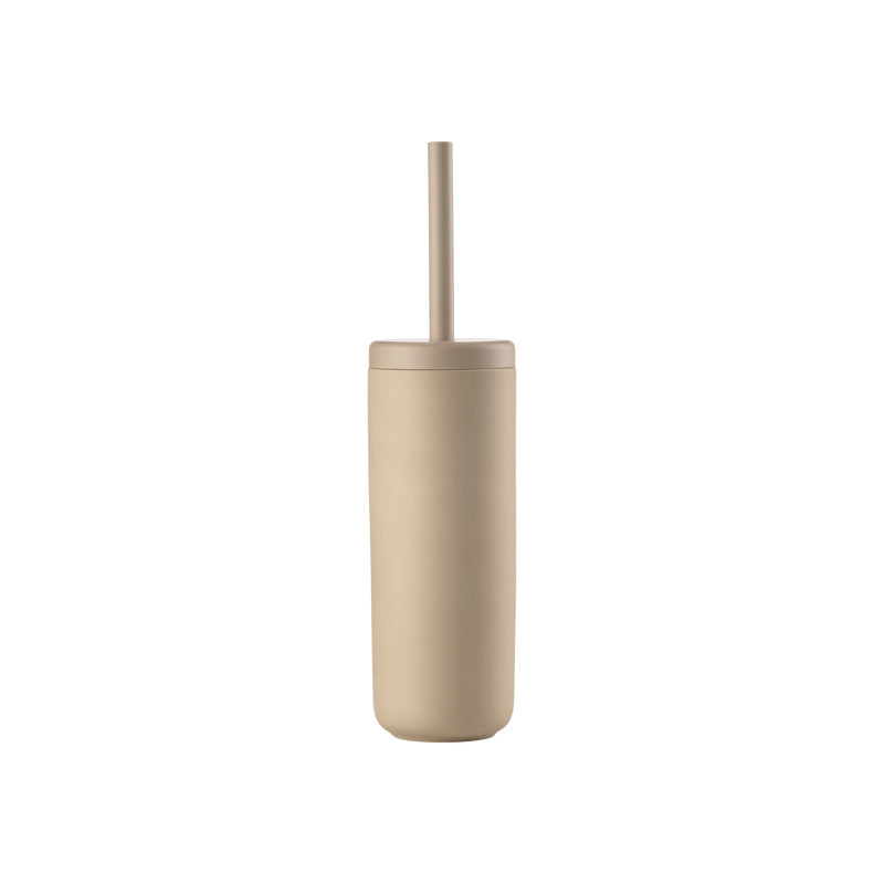 Zone Denmark WC-Bürstenset – Keramik, Kunststoff, Beige, H 38,7 cm, Ø 10 cm