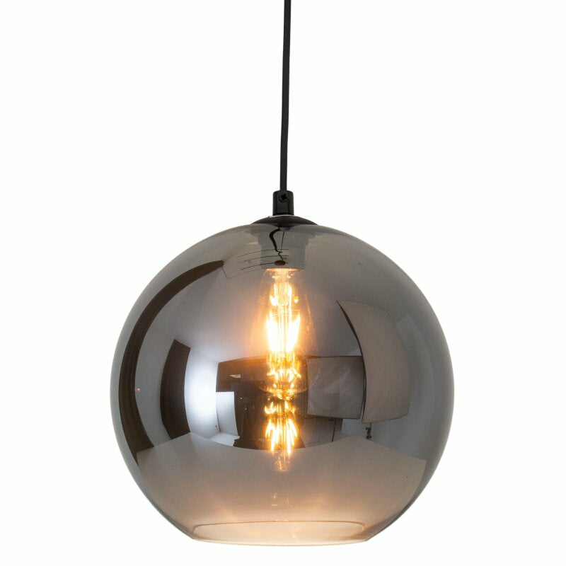 Näve Pendelleuchte Vaso – Ø 25 × 125 cm, 40 W, schwarz/anthrazit, E27