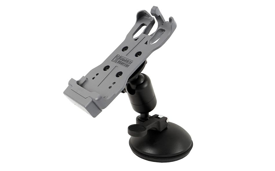 Gamber-Johnson 7170-0910 Kfz-Ladehalterung – Saugnapf – für Galaxy XCover 5 – Schwarz/Grau