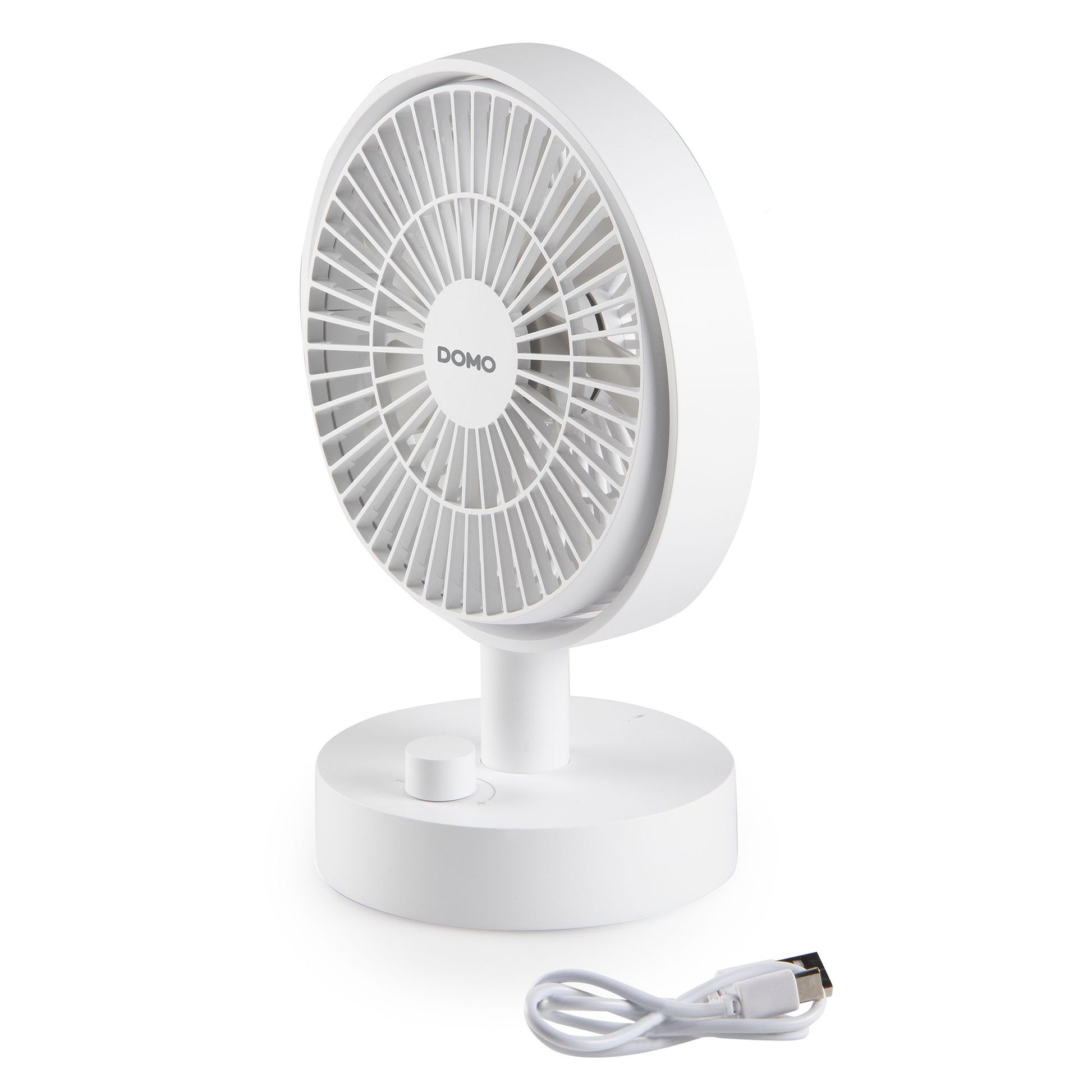 Domo Tischventilator DO8151 – 10 Stufen, oszillierend, 11 W, 20 dB(A), Weiss