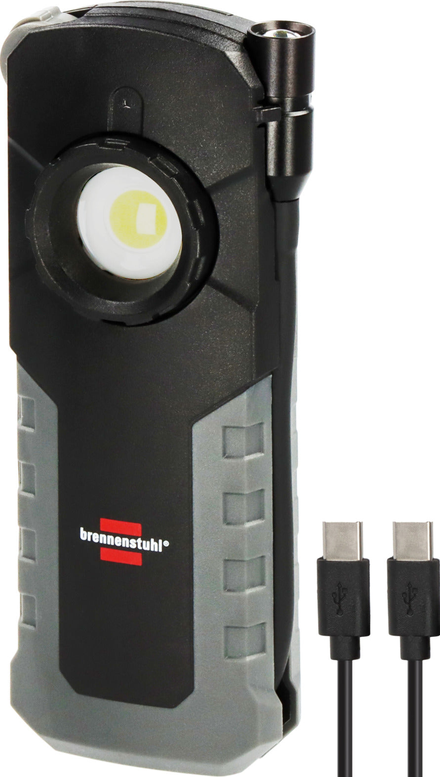 Brennenstuhl Arbeitsleuchte HL 1000 ACW – 1000 lm, 6500 K, Akku (2500 mAh), IP54 – Schwarz