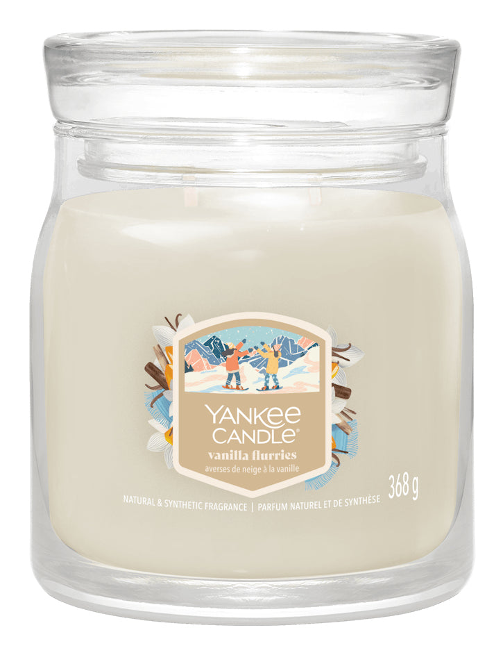 Yankee Candle Duftkerze – Vanille – Ø 9,3 × 11,4 cm – 35–50 h