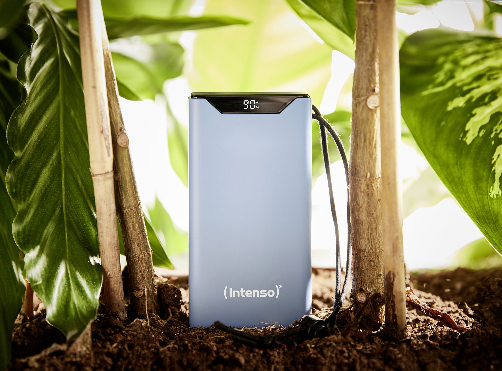 Intenso Powerbank 20'000 mAh – 20 W PD, 1× USB-C, 1× USB-A, blau