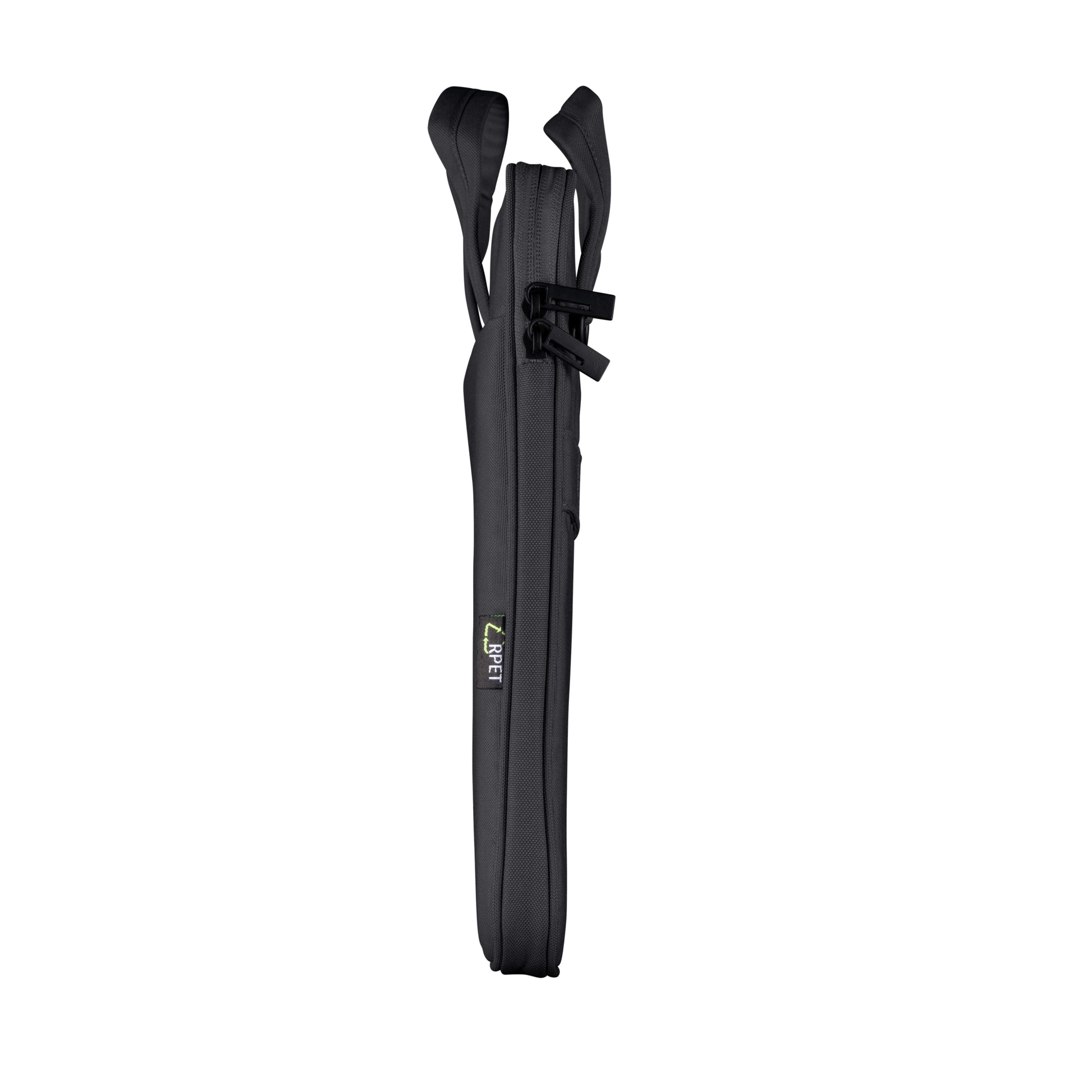 Trust Notebook-Tasche – für Notebooks bis 16", Aufsteckfunktion, recyceltes PET (rPET), schwarz