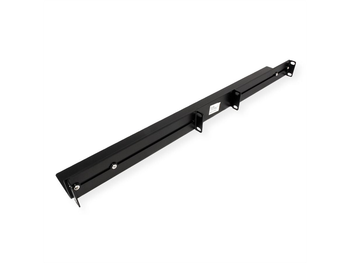 VALUE Gleitschiene 19", Tragkraft 90 kg, 120 × 630 × 70 mm, Schwarz