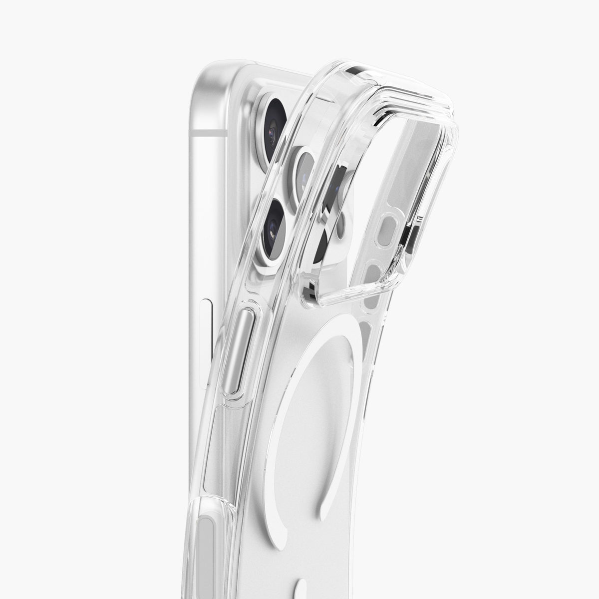 Vonmählen Backcover – für Apple iPhone 17 Pro Max – transparent/weiss – PC, MagSafe-kompatibel