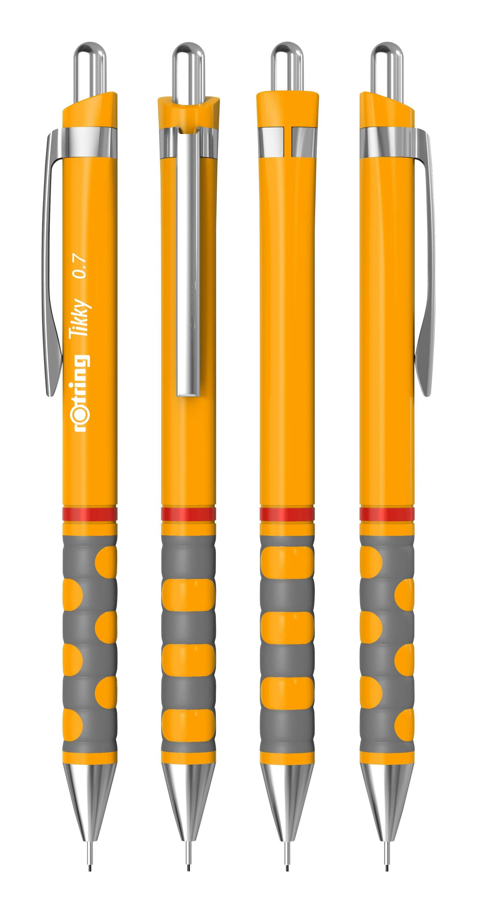 Rotring Tikky Druckbleistift – 0,7 mm – goldgelb – mit Radierer