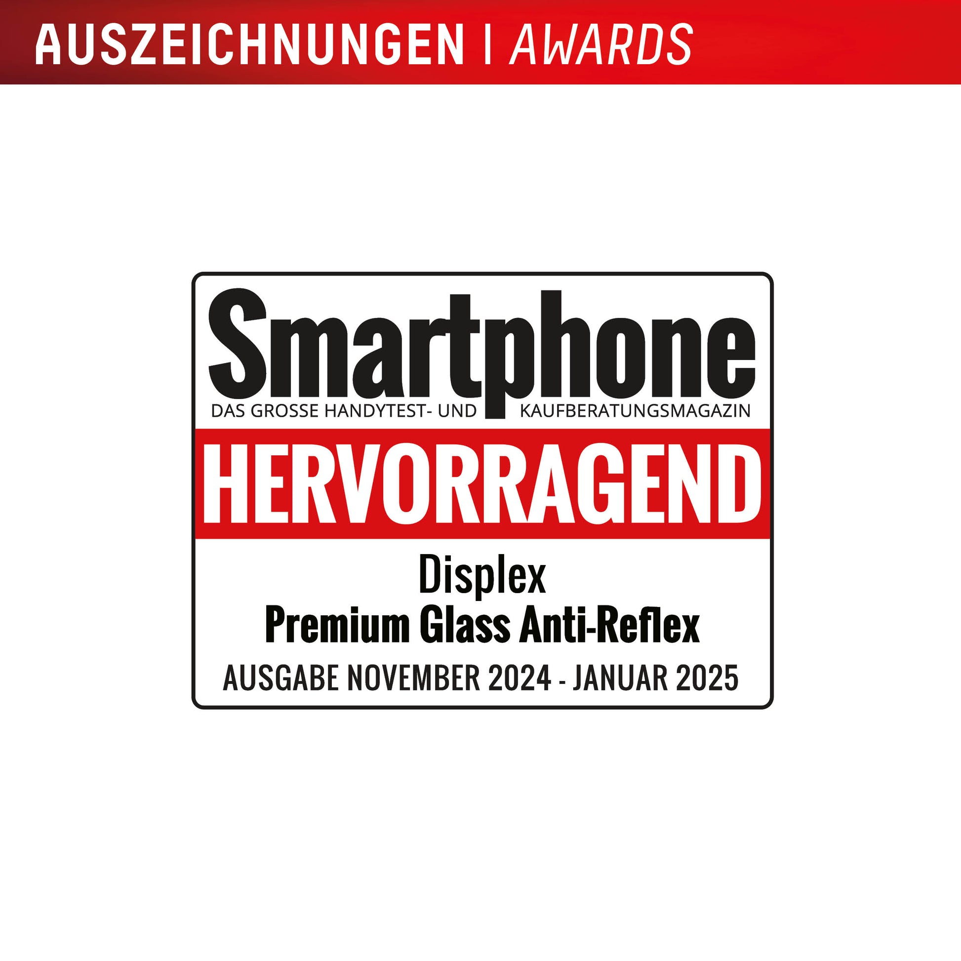 E.V.I. Displayschutz (Panzerglas), Full Cover – für iPhone 17 Pro Max – mit Applikator