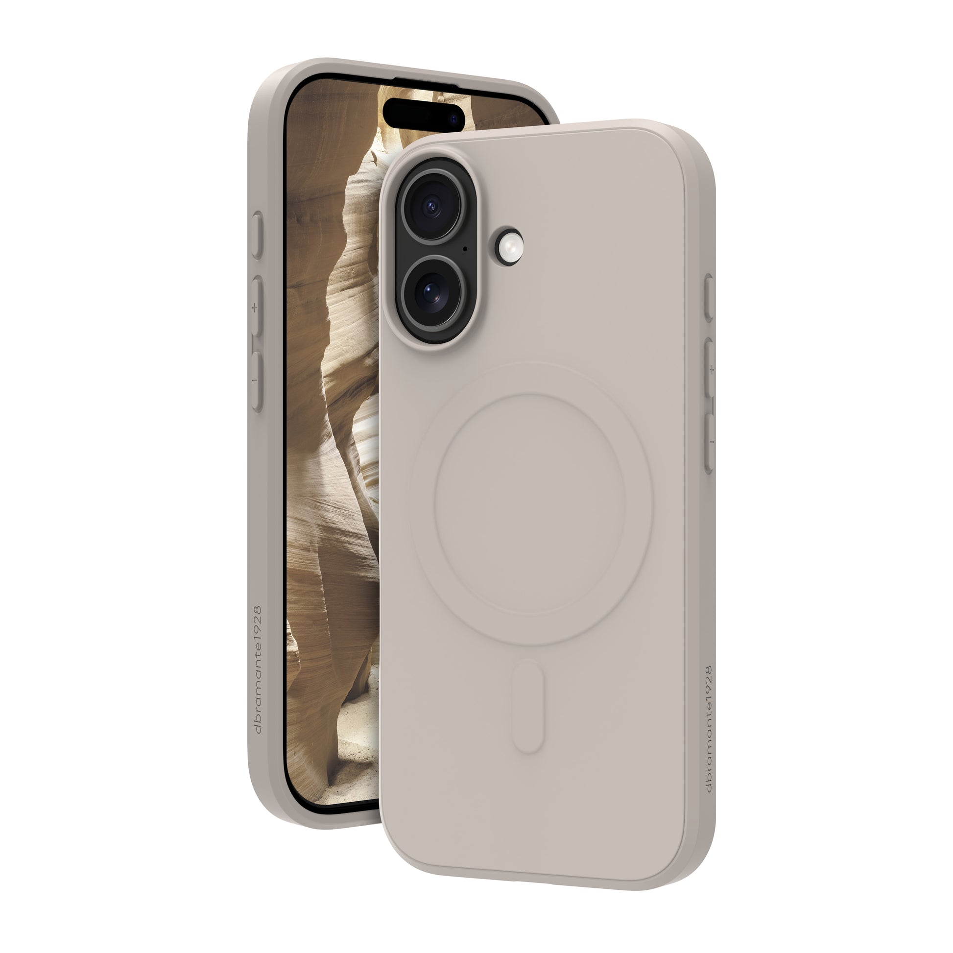 dbramante1928 Greenland Pro MS Backcover – für Apple iPhone 17, Sandstone, staubresistent, schlagfest