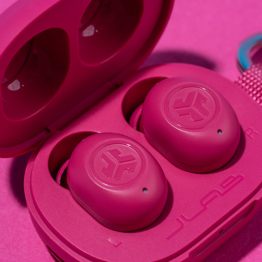 JLab JBuds Mini TWS In-Ear – Stereo, ANC, mit Ladecase, Pink, BT 5.3