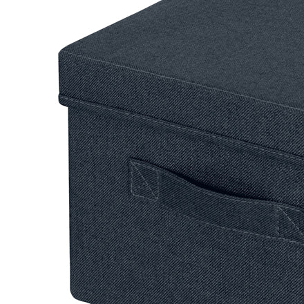 Leitz Faltbox 22 l – faltbar – Karton – dunkelgrau – 285 × 203 × 380 mm – 2 Stück