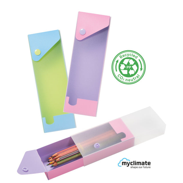 Kolma Doppia Etui, leer – pink/violett – Kunststoff – 19,7 × 6,4 × 3,0 cm