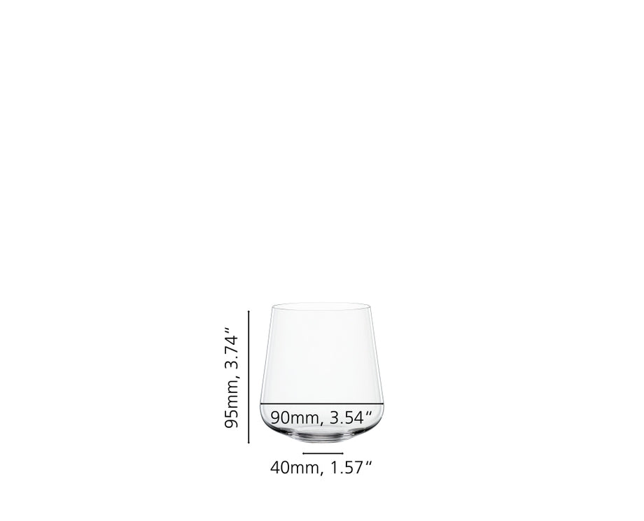 Spiegelau Trinkglas Definition – 4er Set, 430 ml, Ø 9 cm, Kristallglas, Transparent, spülmaschinenfest