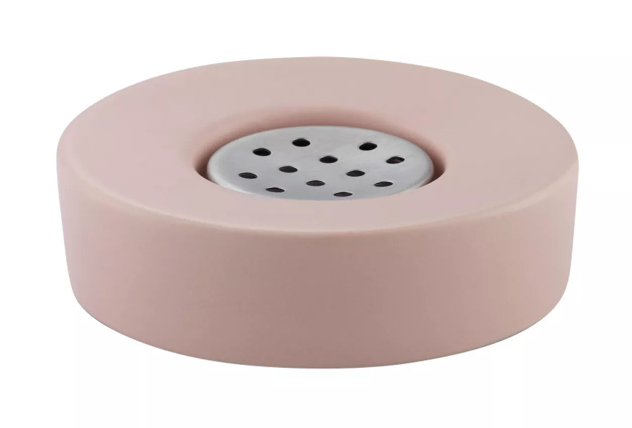Diaqua Seifenschale Zylo – Ø12×4,2 cm, Keramik, Beige