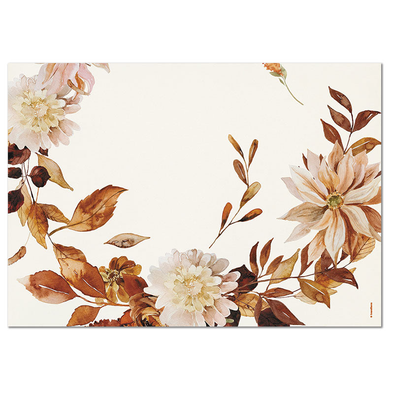 Trendform Tischset Autumn Leaves, Papier, Rechteckig, 42 × 29,7 cm – FSC – 4 Stk.