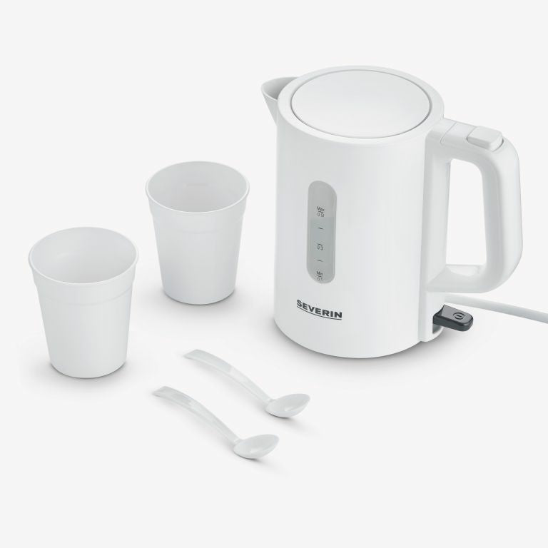 Severin Wasserkocher – 0,5 l, Kunststoff, Weiss