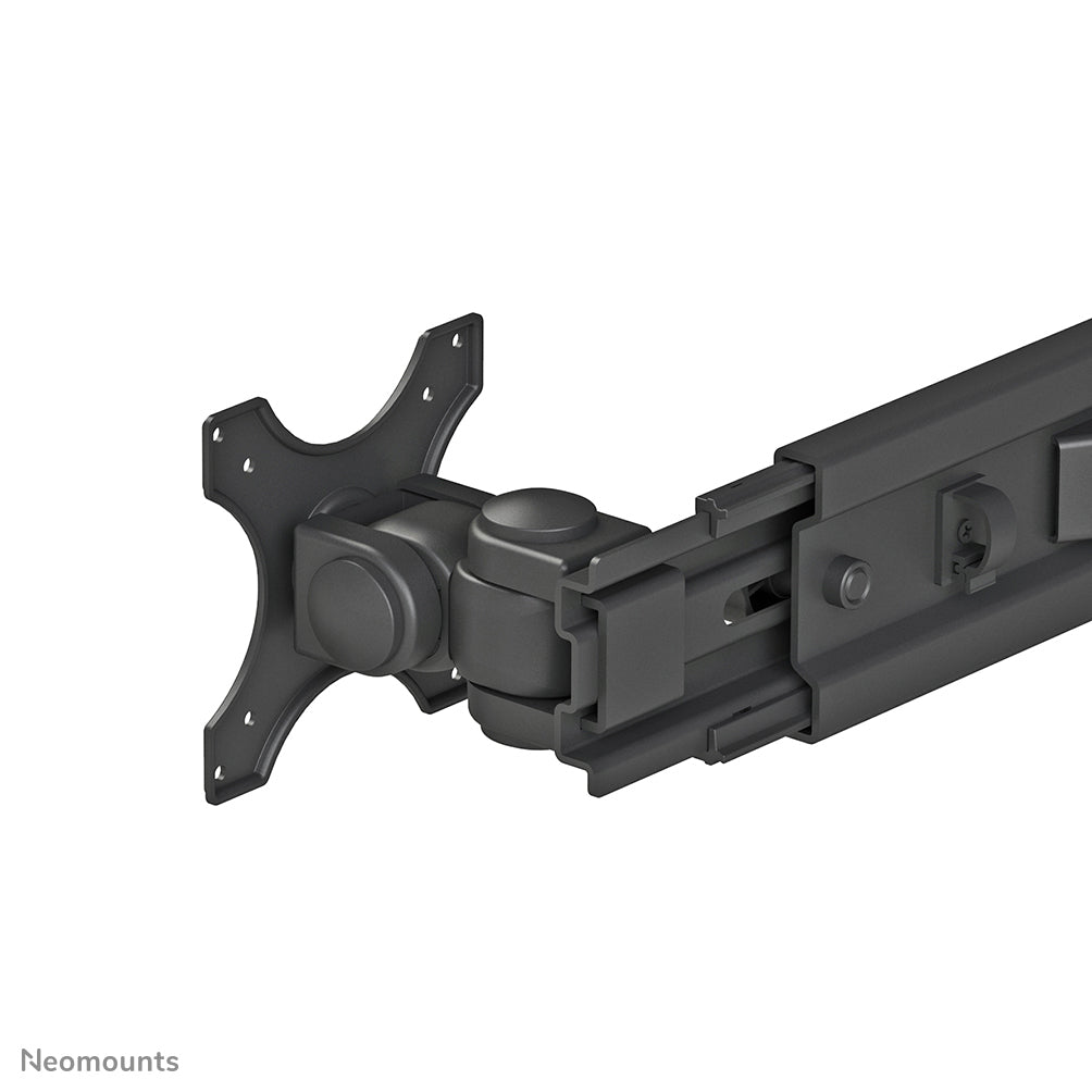 Neomounts FPMA D700D4 – Tischhalterung, Quad, Tischklemme, bis 30", VESA 75 × 75 mm, 32 kg, neigbar, schwarz