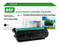 esr 508X (CF360X) Schwarzer Toner Kompatibel XL 12'500 Seiten für HP