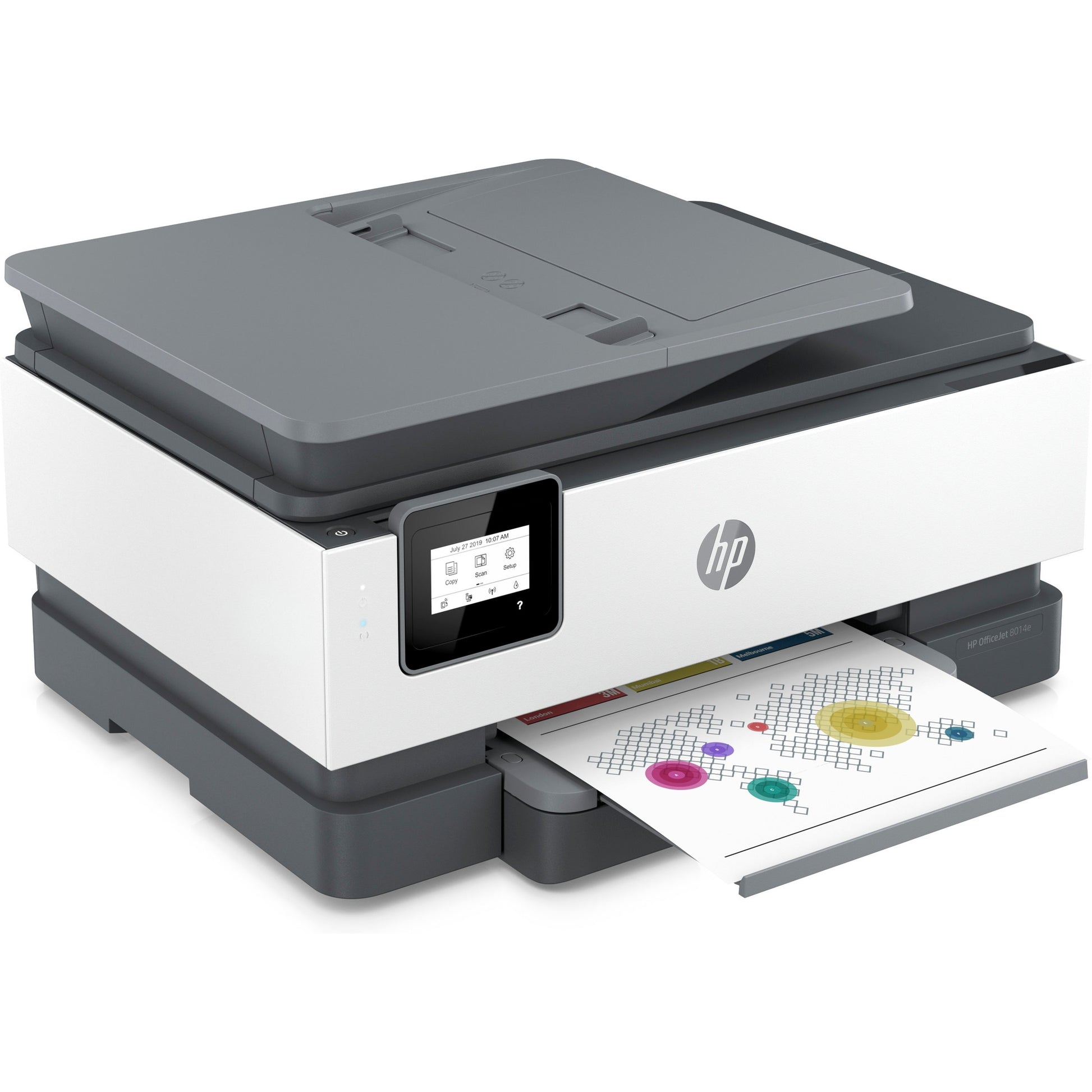 HP OfficeJet 8014e – Farbtintenstrahl-Multifunktionsdrucker, A4, 3-in-1, Duplex, ADF, WLAN, AirPrint, Mopria