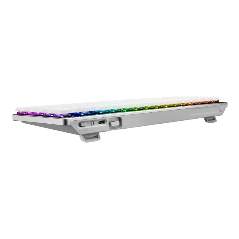 ASUS ROG – Gaming-Tastatur 65% – Mechanisch – USB/Bluetooth/2,4 GHz – QWERTY (Nordisch) – RGB – Weiss