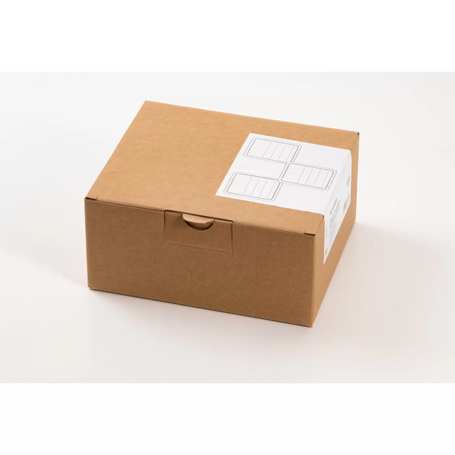 HERMA Anhängeetiketten – rechteckig 35 × 45 mm, Karton, weiss, gelocht ohne Faden, abgerundete Ecken, 1'000 Stk