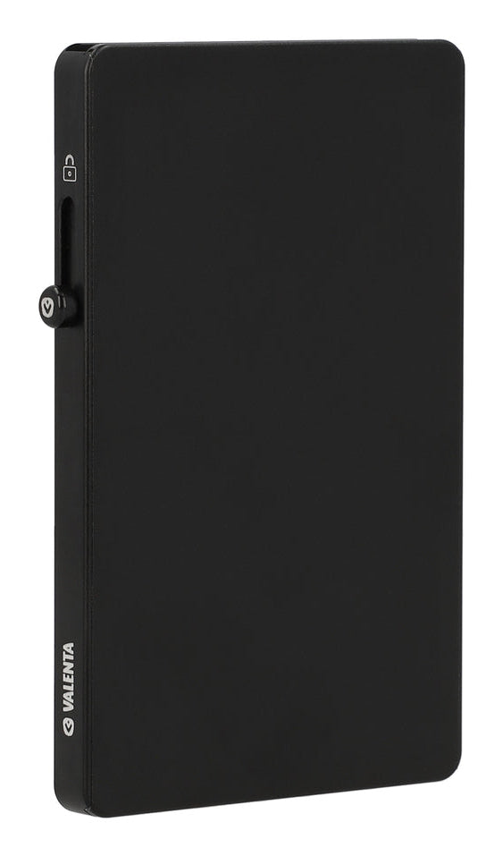 Valenta Halterung – 100 × 66 × 7,1 mm, Metall, Schwarz