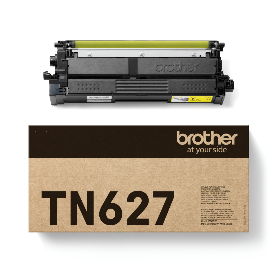 Brother TN-627Y Gelber Toner – Original – 10'000 Seiten – für Brother HL-L8570CDW/MFC-L8970CDW