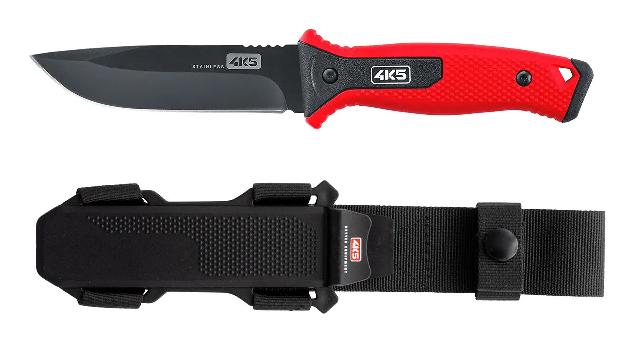 Laserliner TK 200 – Abbrechmesser, mit Arretierung, ABS/TPR-Griff, rot, inkl. 5 Klingen
