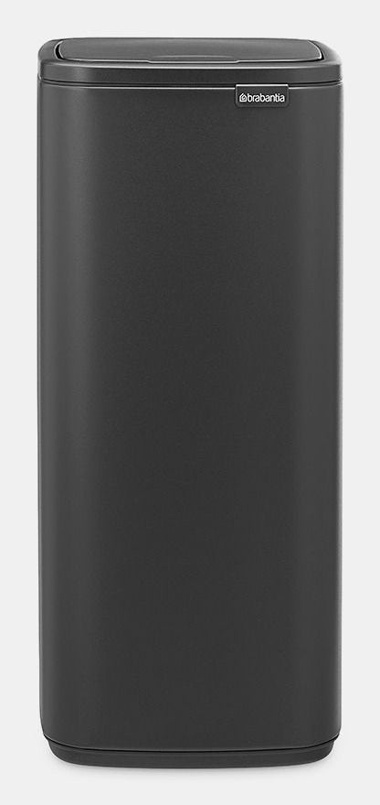 Brabantia Papierkorb Bo – 30 l – Stahl, Anthrazit – B × H 280 × 650 mm