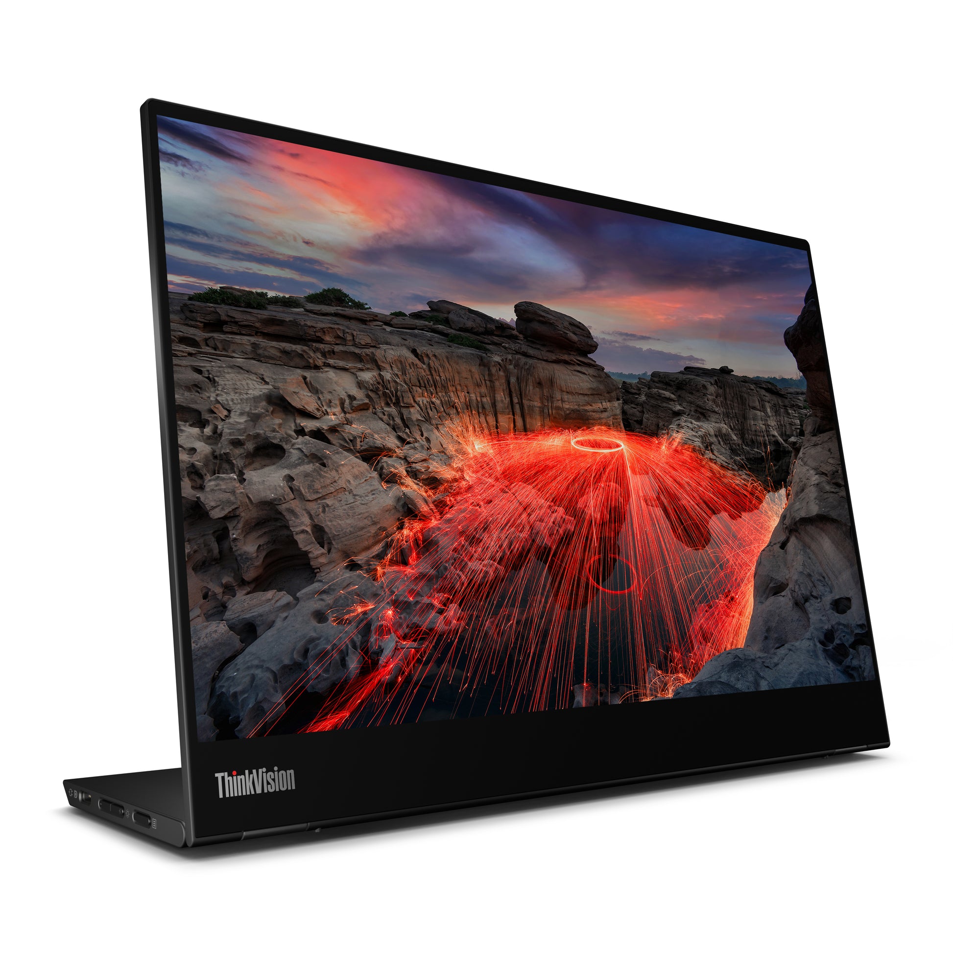 Lenovo ThinkVision – Portabler Monitor, 14,0", 1920 × 1080 (Full HD), IPS, Touch, USB-C