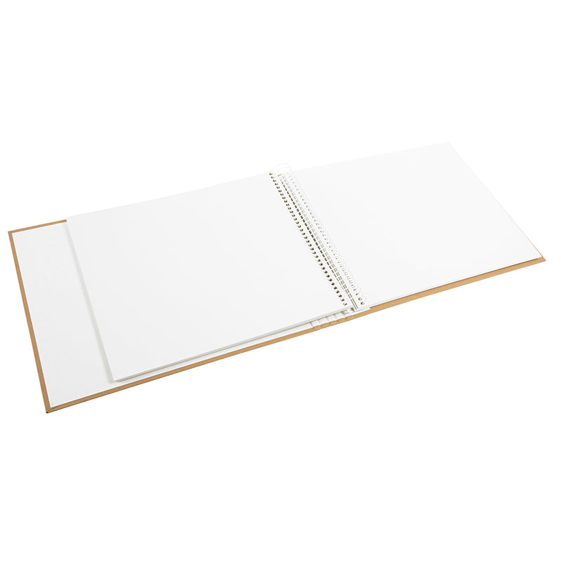 Goldbuch Two of Us Hochzeitsgästebuch – 290 × 230 mm – 50 Seiten – gebunden, braun, Papiereinband