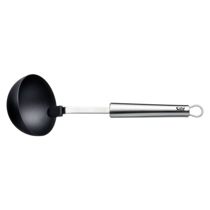 Silit Schöpflöffel 30 cm, Kunststoff/Edelstahl, Schwarz/Silber