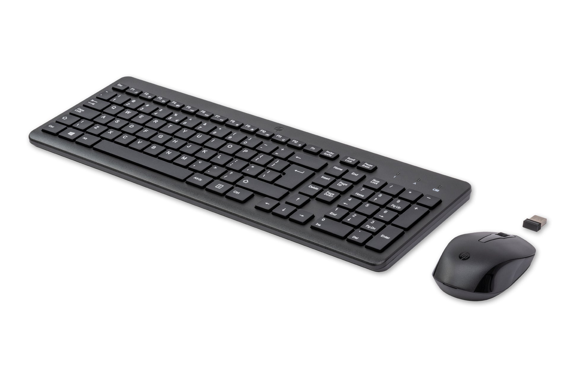 HP 330 – Tastatur- und Maus-Set – 2,4 GHz – QWERTY (US-INT) – Schwarz