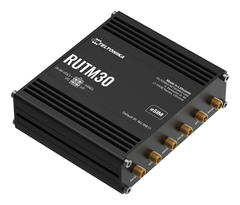 Teltonika RUTM30 – WLAN-Router – Wi‑Fi 5 Dual‑Band (2,4/5 GHz), 900 Mbit/s