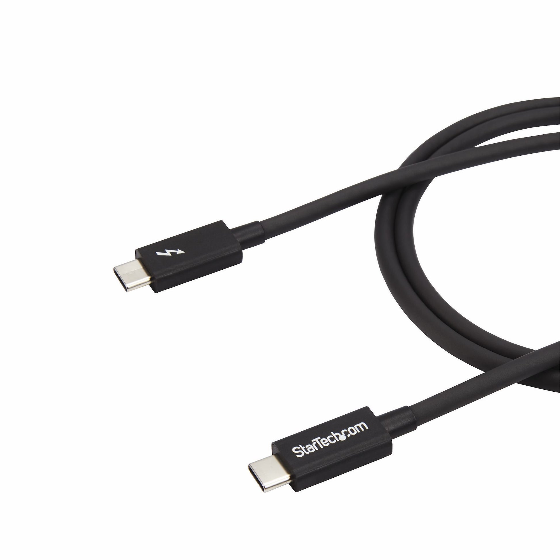 StarTech.com Thunderbolt 3 (USB-C) Kabel – 20 Gbit/s – 1 m – PD 100 W – PVC-Mantel – Schwarz