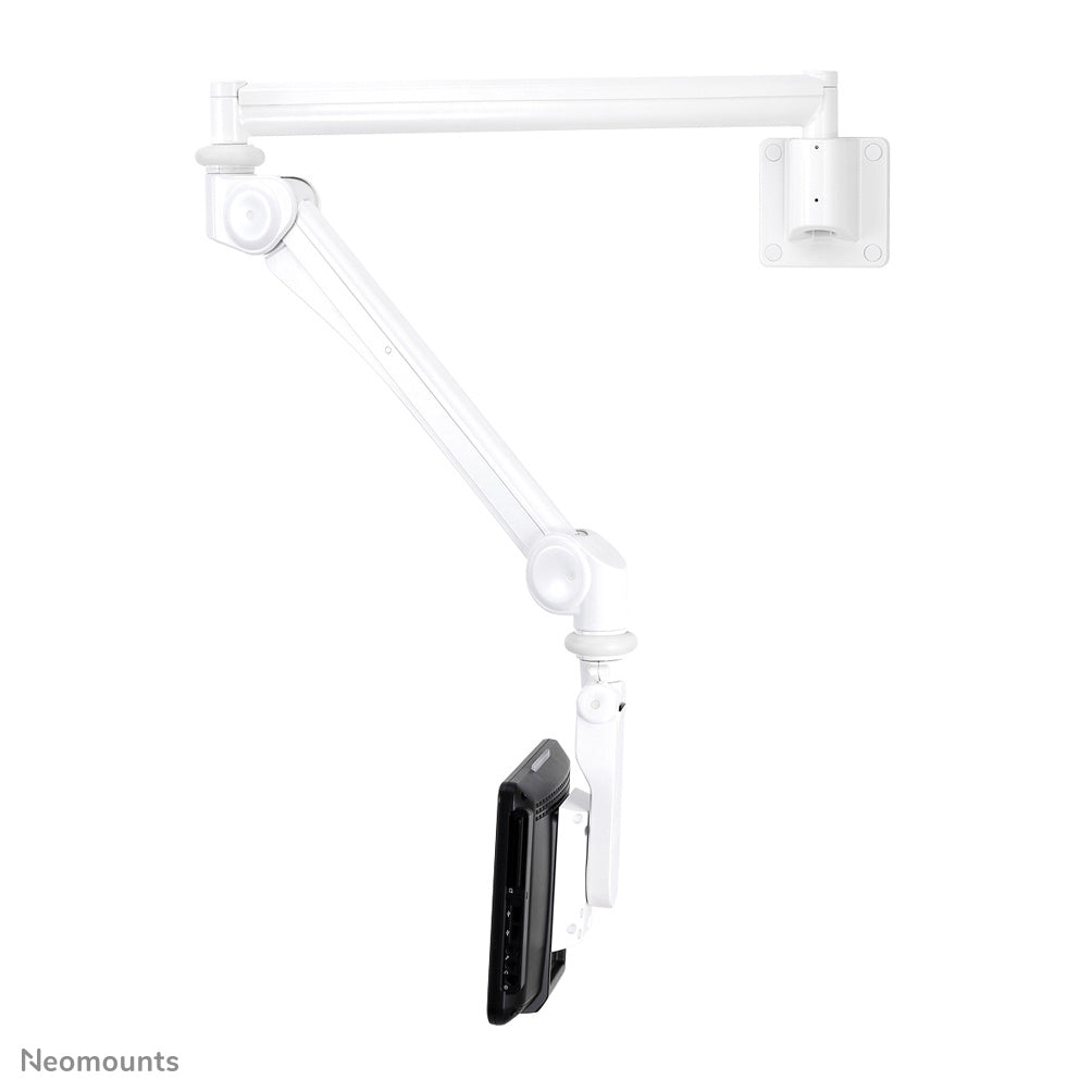 Neomounts Wandhalterung, Wand, bis 24", 3 kg, höhenverstellbar, Neigen/Schwenken, weiss